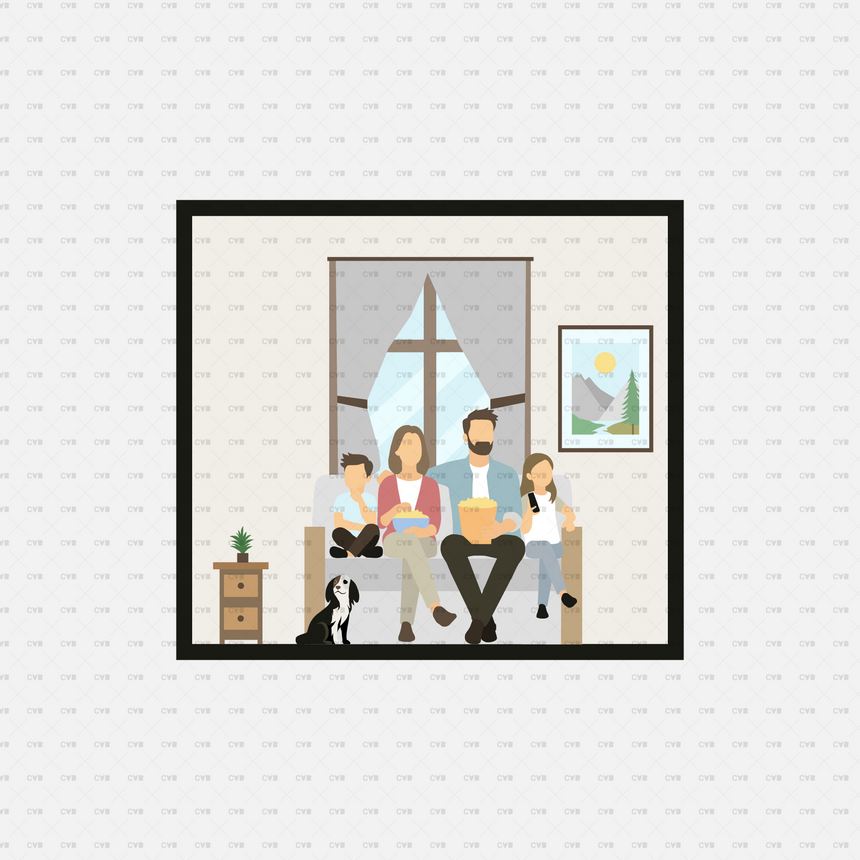 CAD and Vector Home Scenes 01