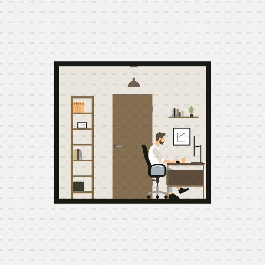 CAD and Vector Home Scenes 01
