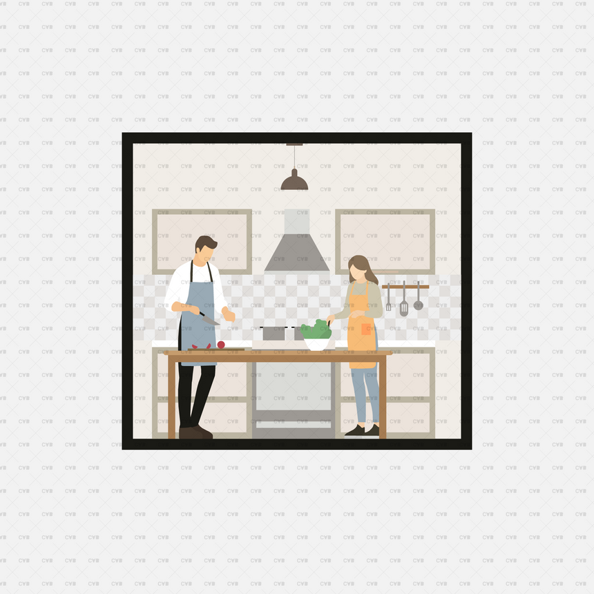 CAD and Vector Home Scenes 01