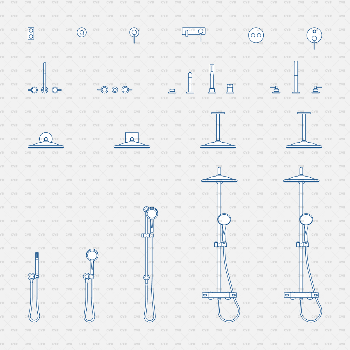 Shower Cad Block In Dwg File Cadbull