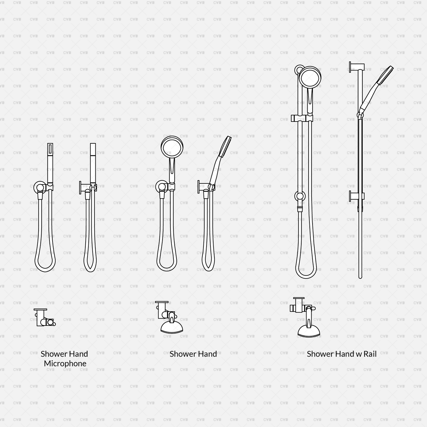 Dynamic CAD Blocks - Bath Kits