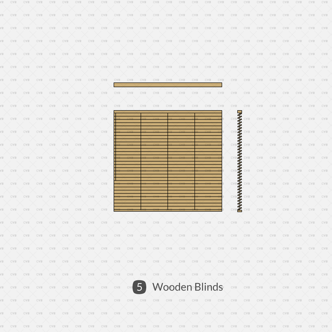 Dynamic CAD Blocks - Blinds and Curtains