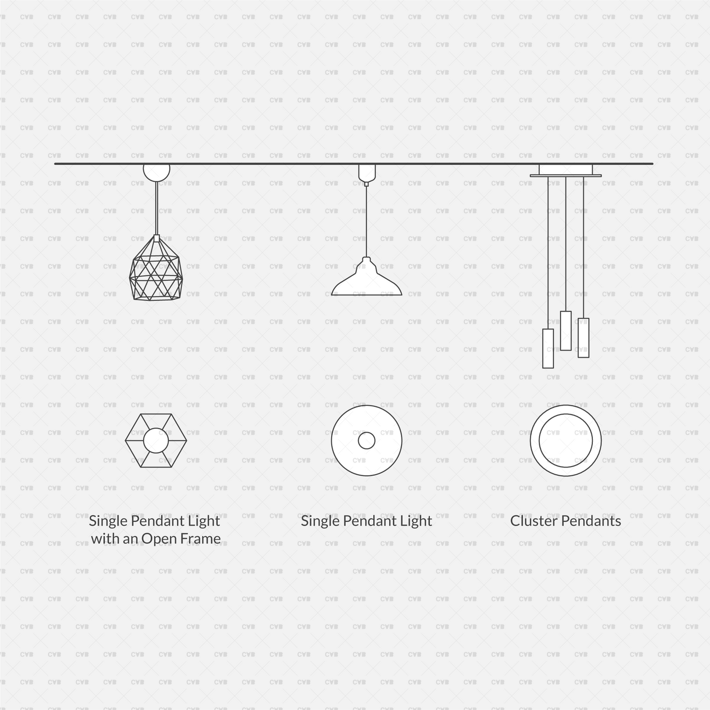 download dynamic cad blocks ceiling lamps pendant lamp