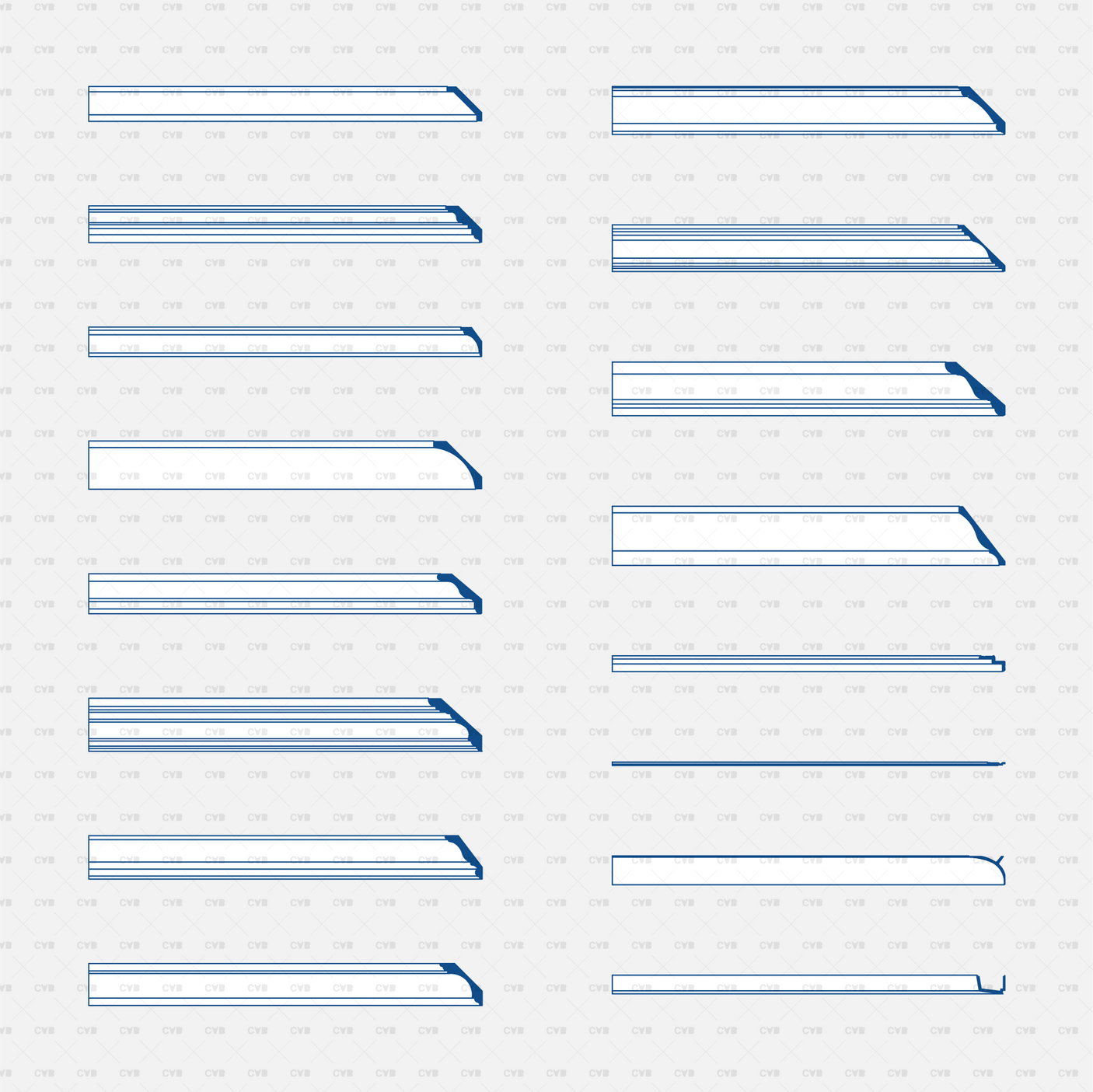 cad dynamic blocks crown moldings