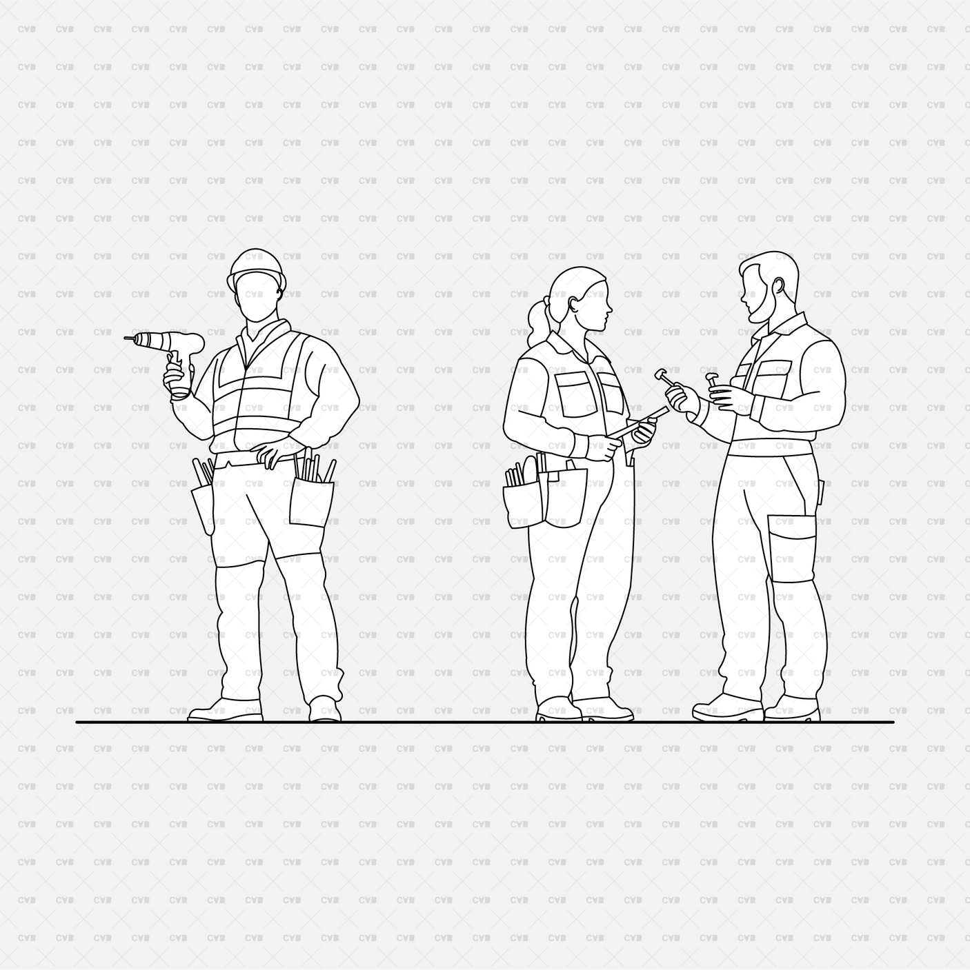 download high quality cad blocks cadasbuilt people diverse professions