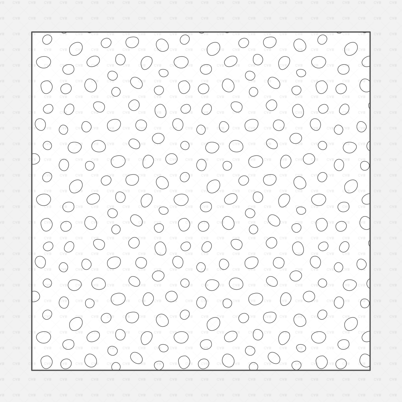 Vector Illustrator Pattern Ground CADasbuilt AI SVG scattered pebble ovals pattern, seamless vector ground hatch.