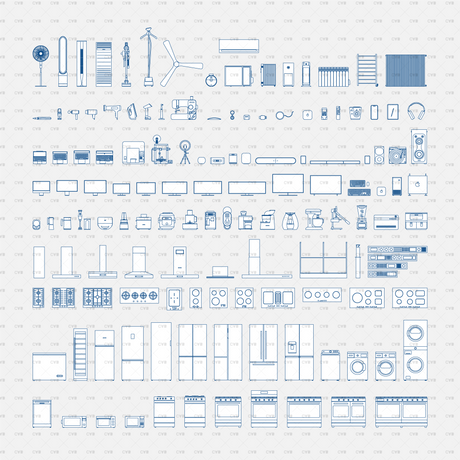 cad household appliances