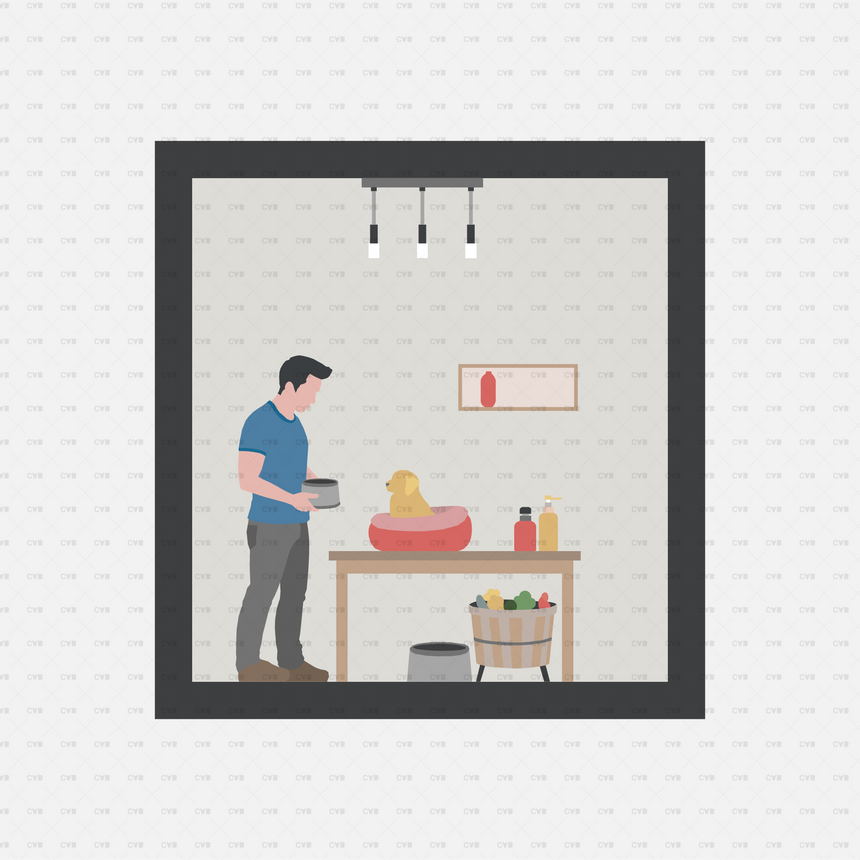 CAD and Vector Home Scenes 02 (125 Blocks)