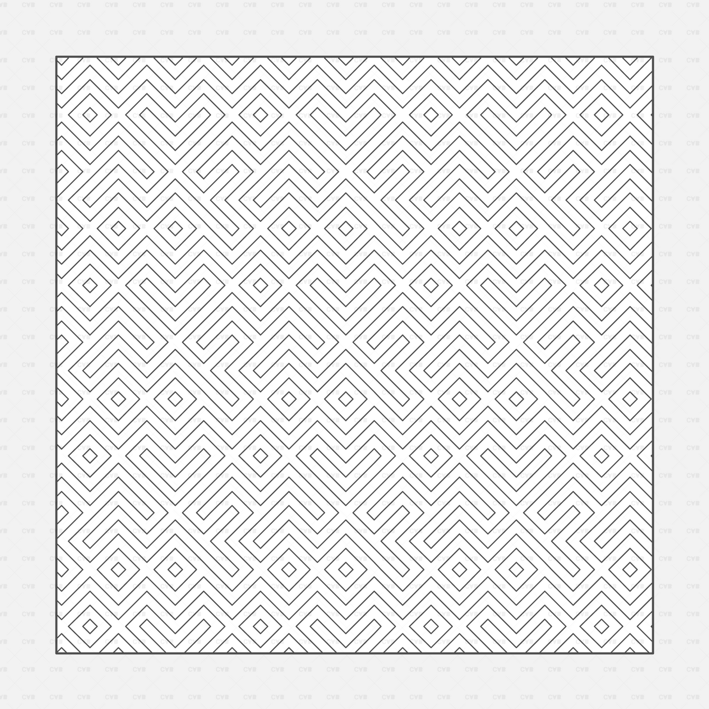 Illustrator Pattern Modern Popular Tiles CADasbuilt AI SVG Diamond Weave Grid Pattern With Interlocking X Motifs