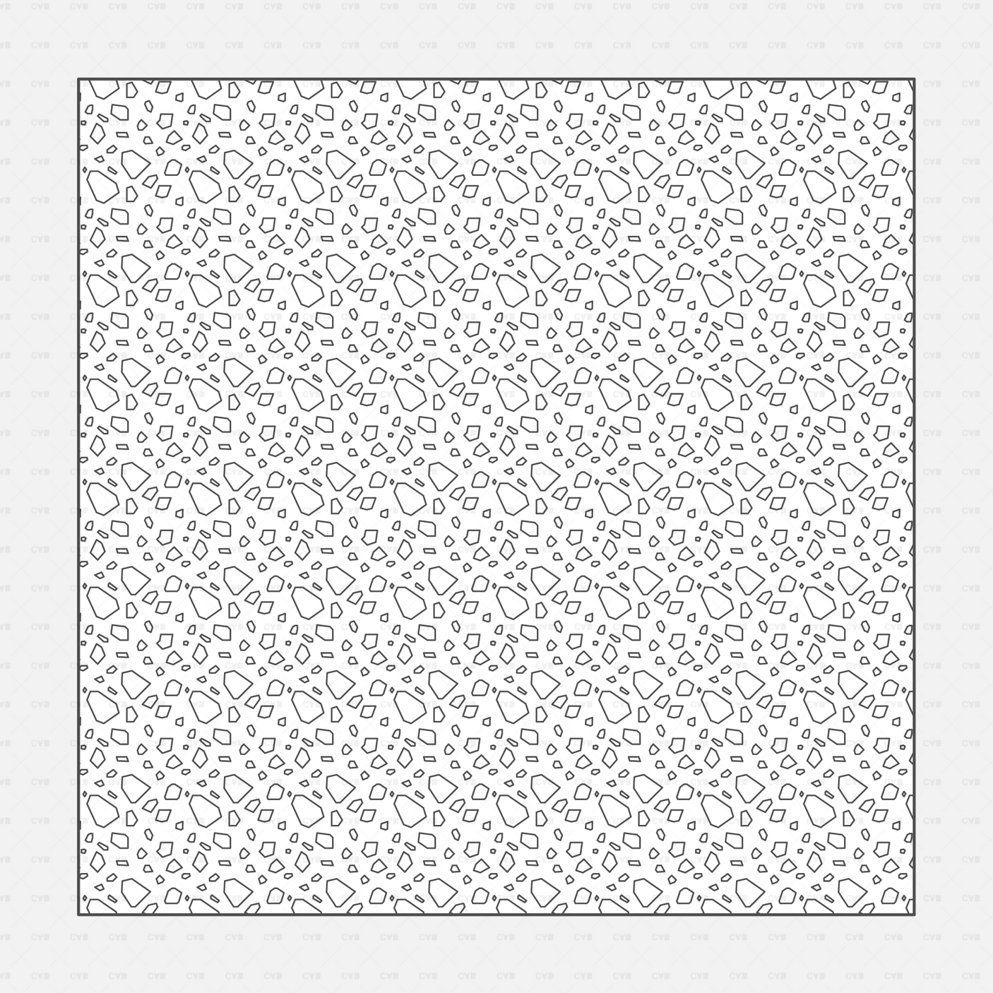 Illustrator Pattern Modern Popular Tiles CADasbuilt AI SVG Terrazzo Fragment Surface With Random Organic Stone Shapes