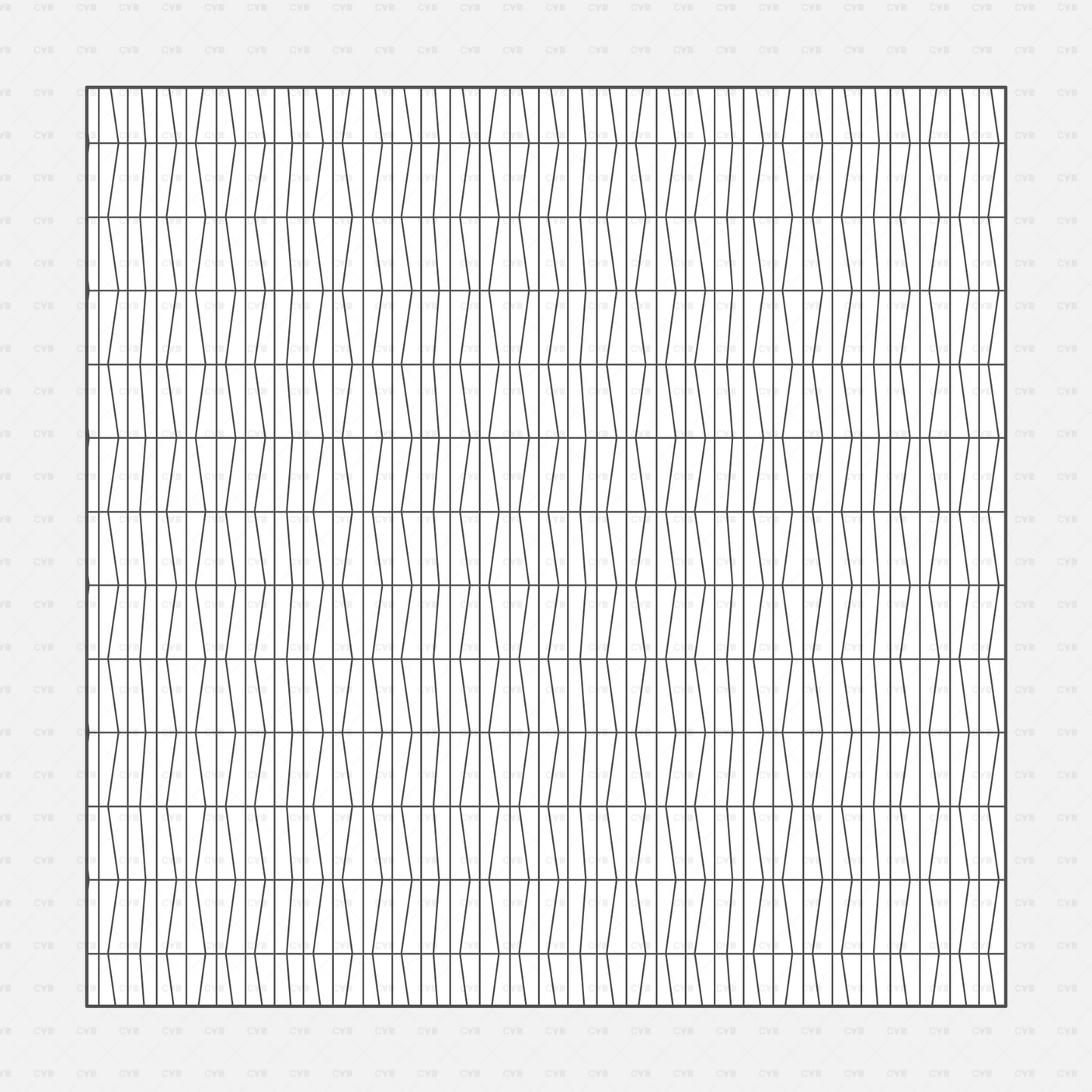 Illustrator Pattern Modern Popular Tiles CADasbuilt AI SVG Vertical Panel Pattern Of Narrow Wavy Columns In Tight Grid