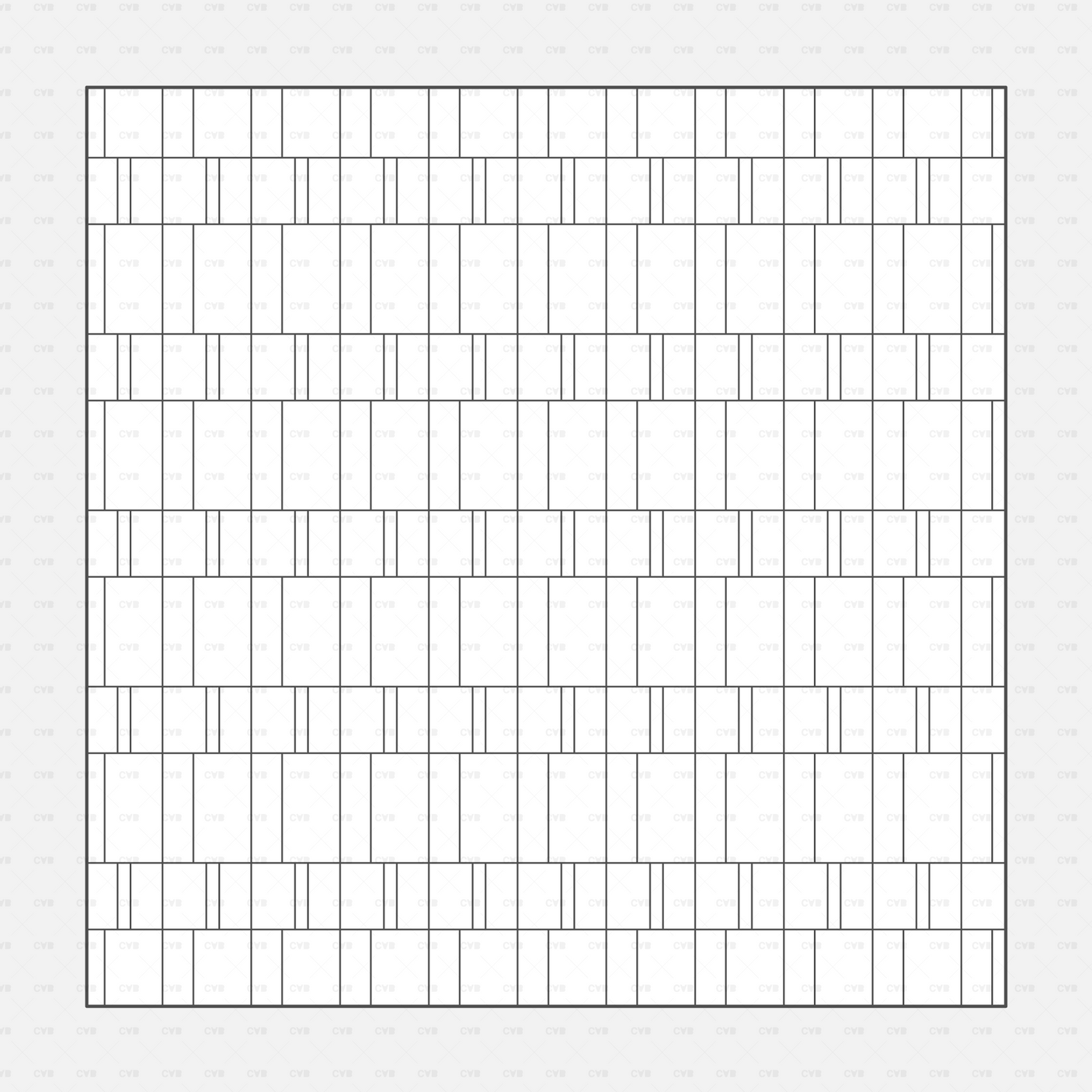Illustrator Pattern Modern Popular Tiles CADasbuilt AI SVG Modular Box Grid Design Featuring Stacked Vertical Rectangles