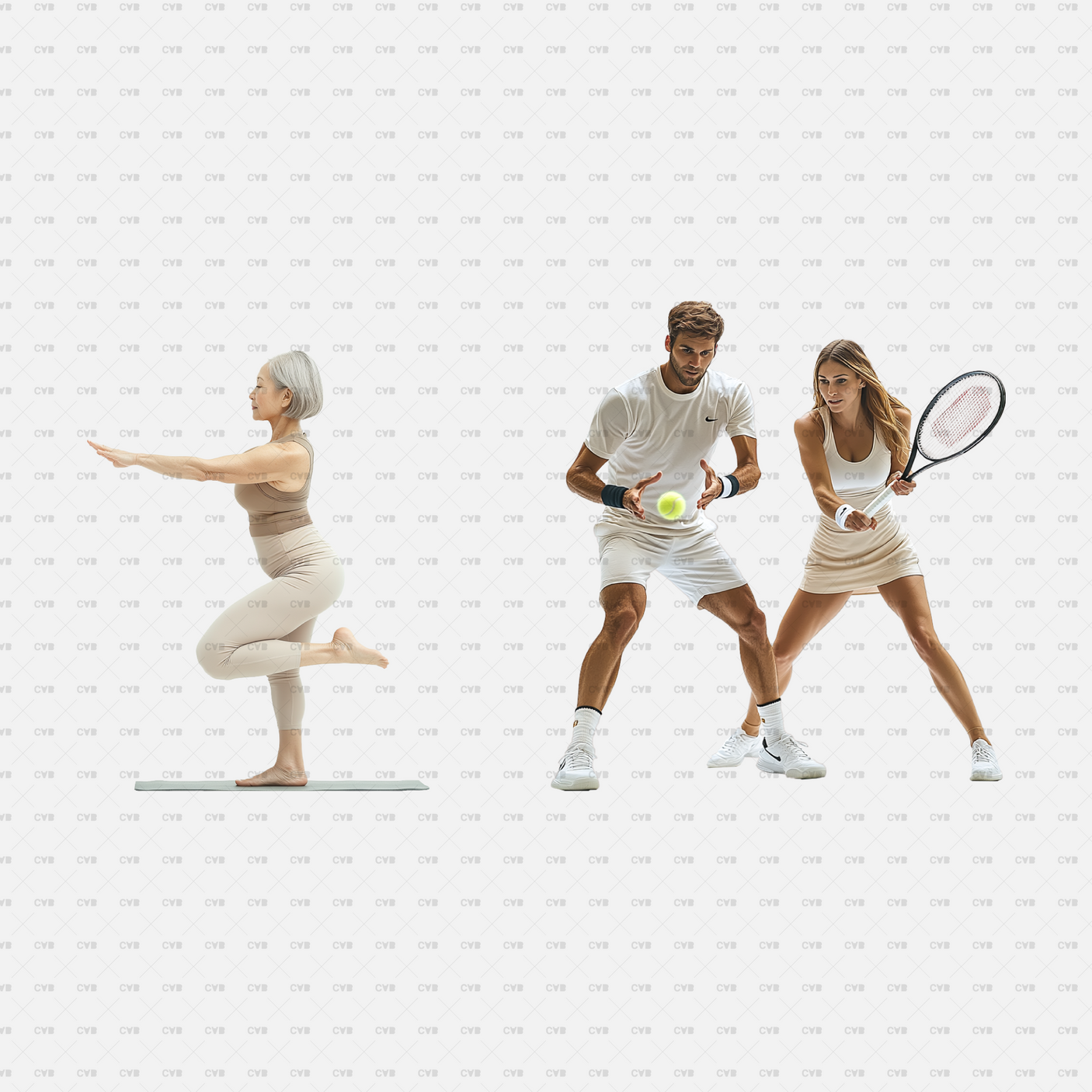 download high quality png textures cadasbuilt people exercising couple playing badminton
