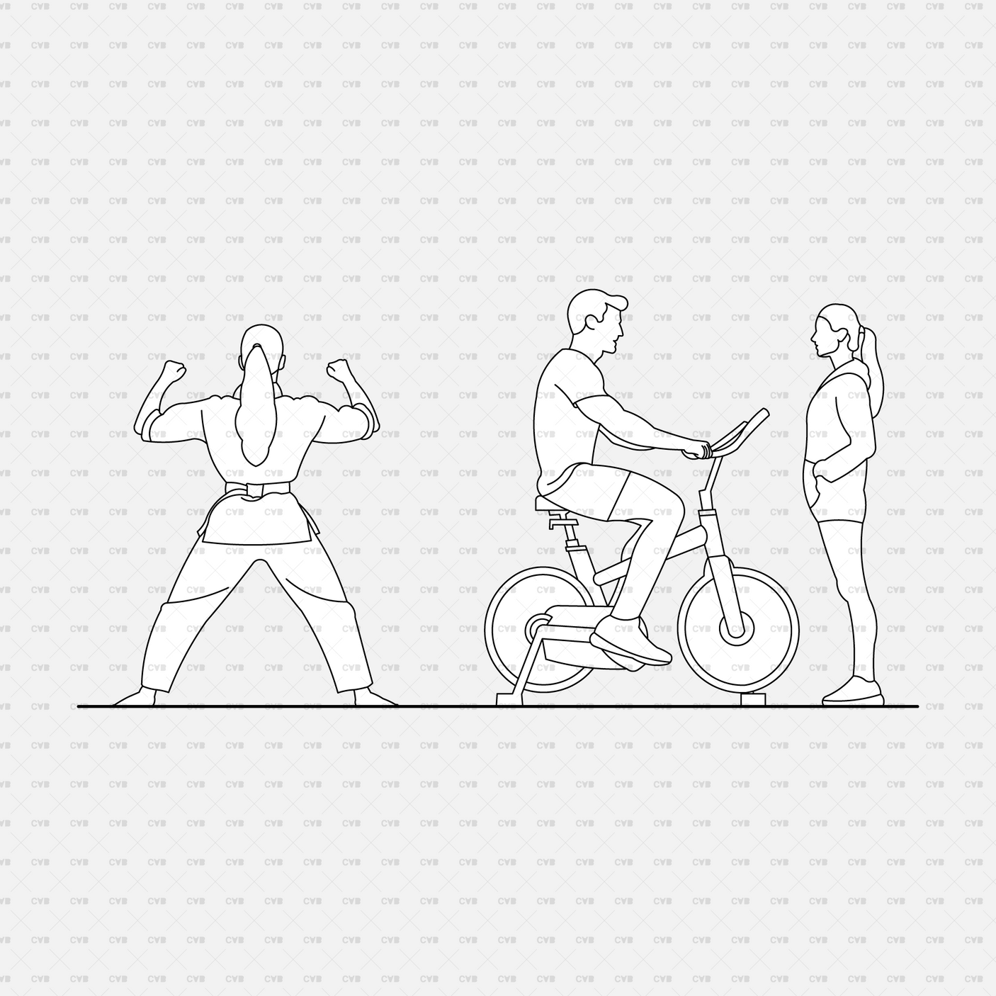 download high quality cad blocks cadasbuilt people exercising