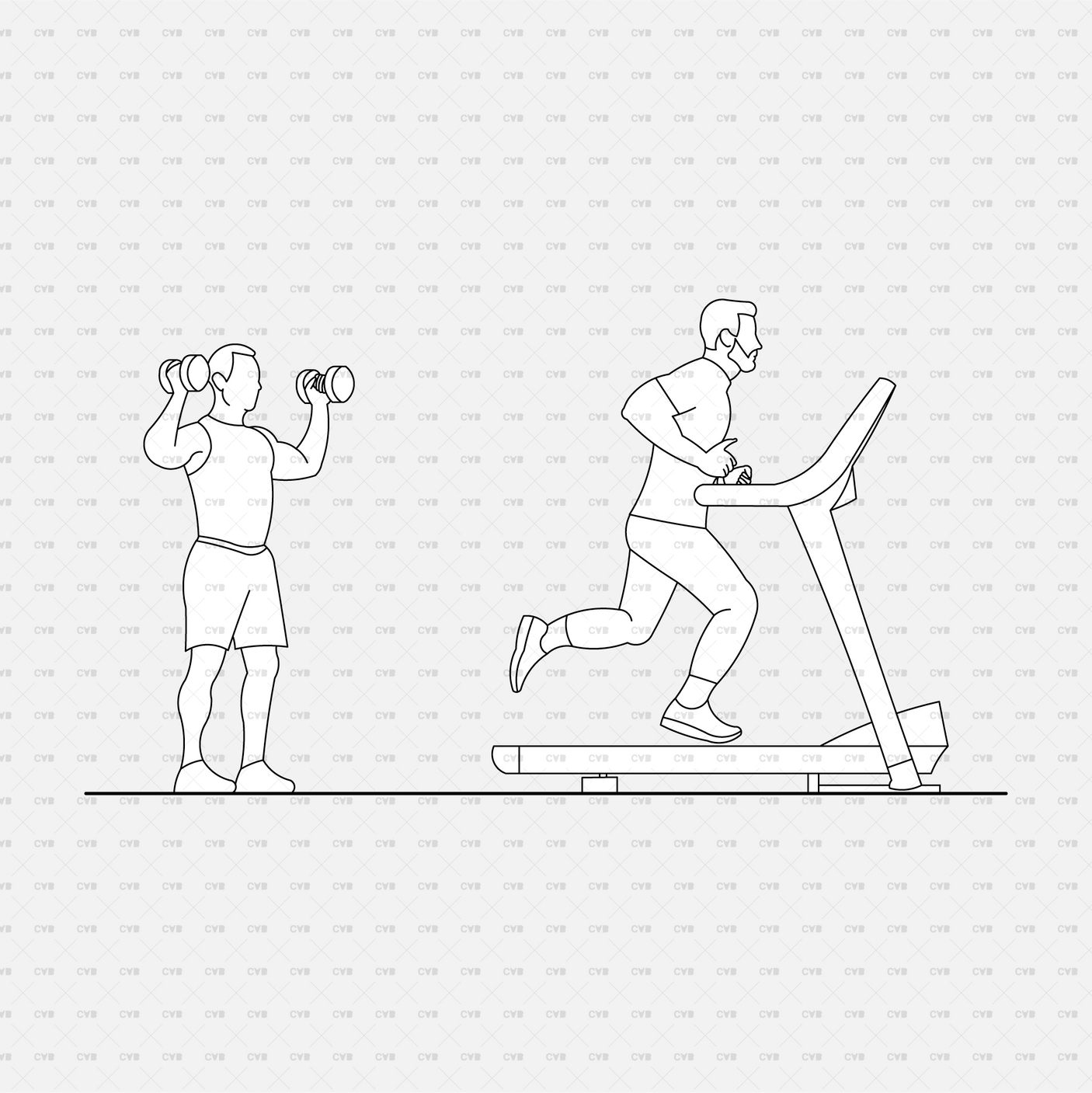 download high quality cad blocks cadasbuilt people exercising