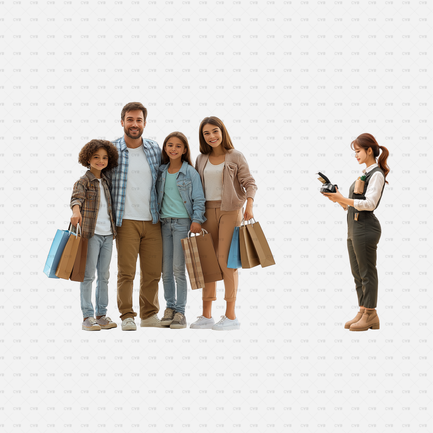 download high quality CAD png cutouts cadasbuilt family shopping