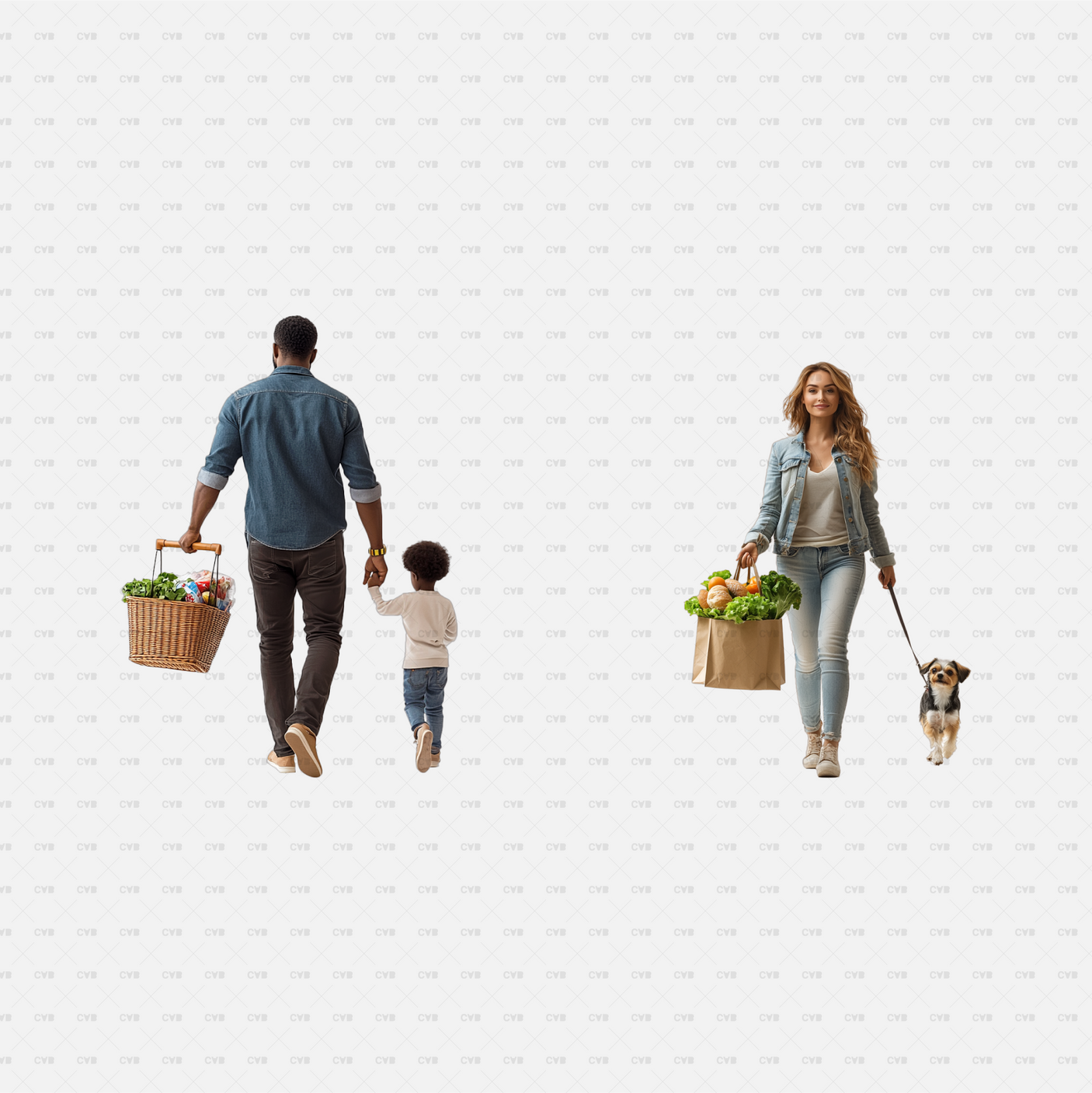 download high quality CAD png cutouts cadasbuilt people shopping