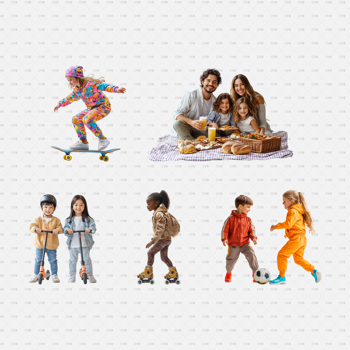 download high quality png cutouts Cadasbuilt people in parks