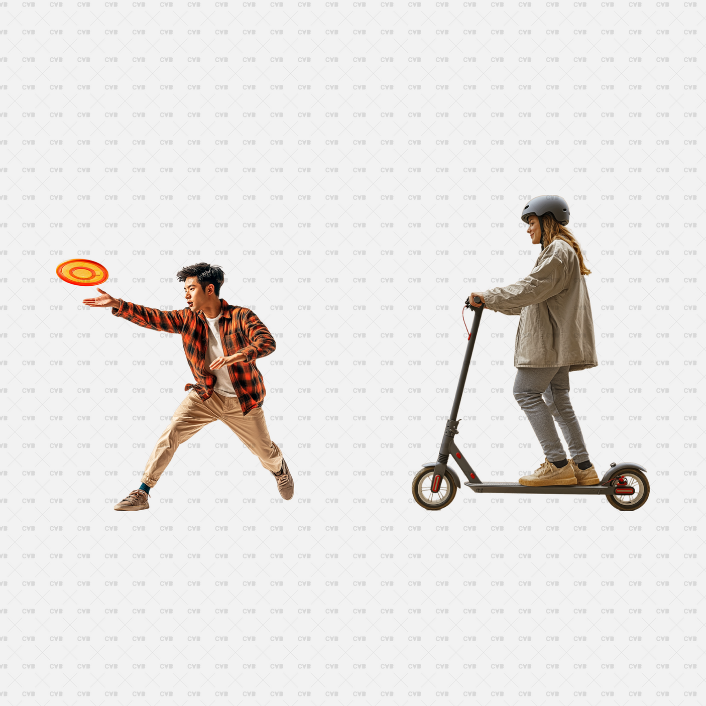 download high quality png cutouts Cadasbuilt people in parks playing