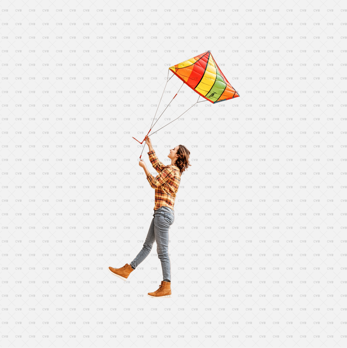 download high quality png cutouts Cadasbuilt people in parks playing with kite