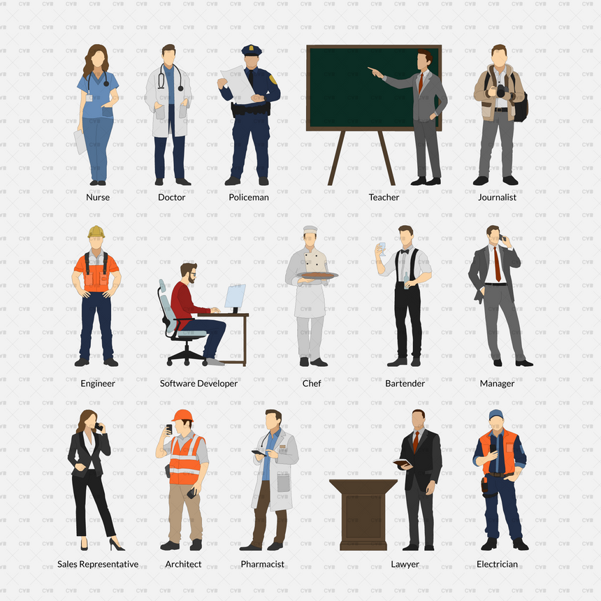 CAD Blocks and Vector Professions 01