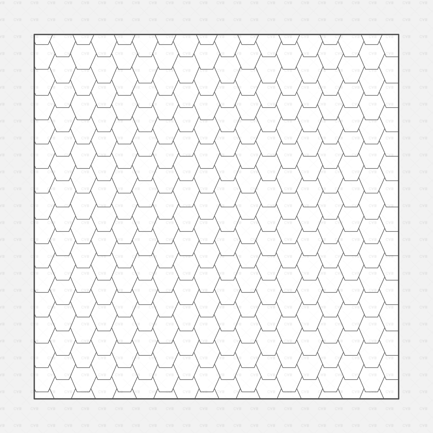 Vector Illustrator Pattern roof patterns CADasbuilt AI SVG hex roof tiles arranged in a clean honeycomb grid.
