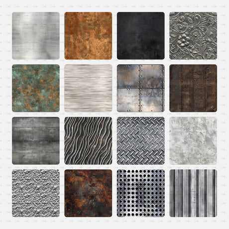 Seamless Pattern Library of Metal Plates Textures architecture free download high quality