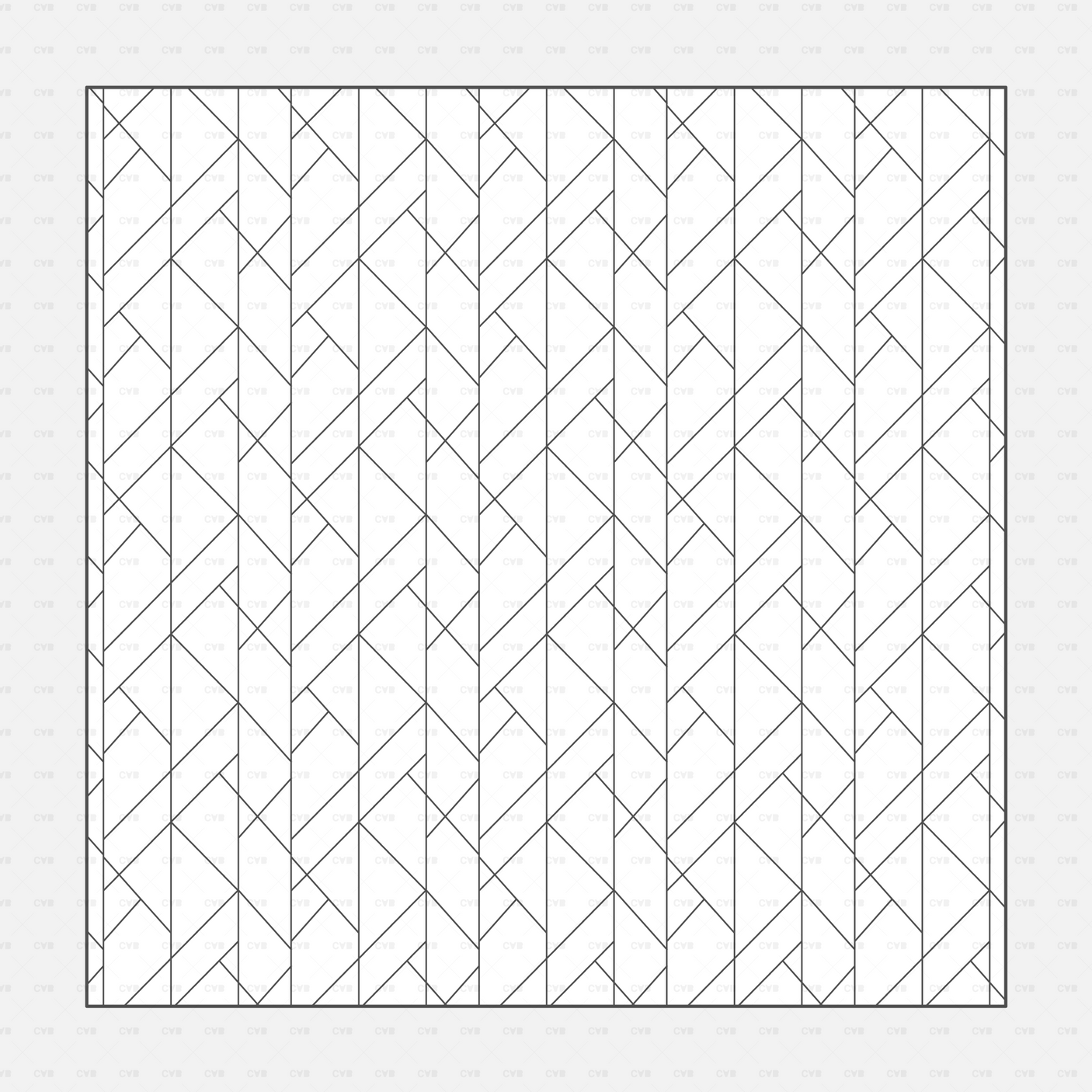 Vector Illustrator Pattern wallpaper CADasbuilt AI SVG – minimalist block grid of diagonal slats, clean geometric repeat.