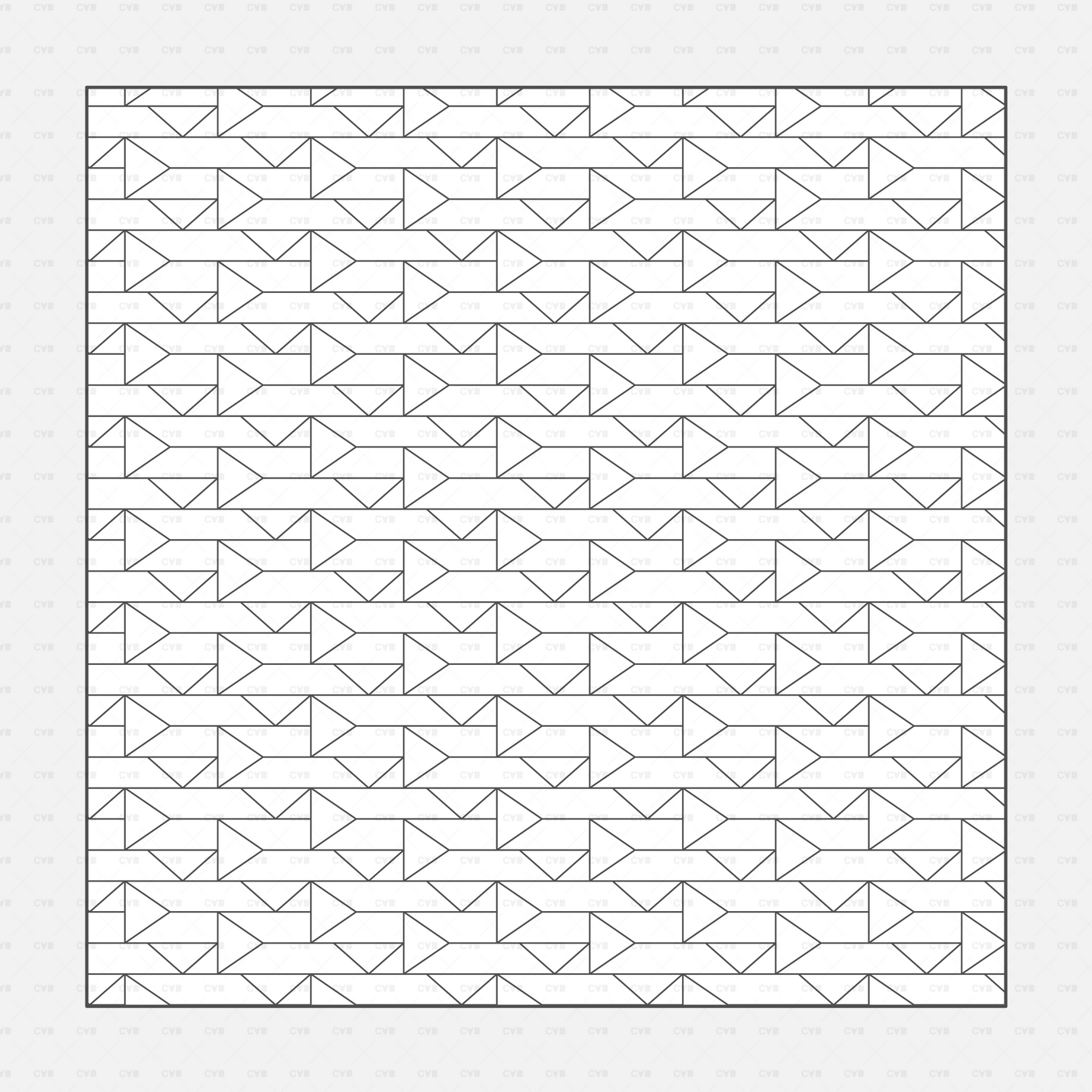 Vector Illustrator Pattern wallpaper CADasbuilt AI SVG – geometric split panels, alternating arrow modules in stripes.