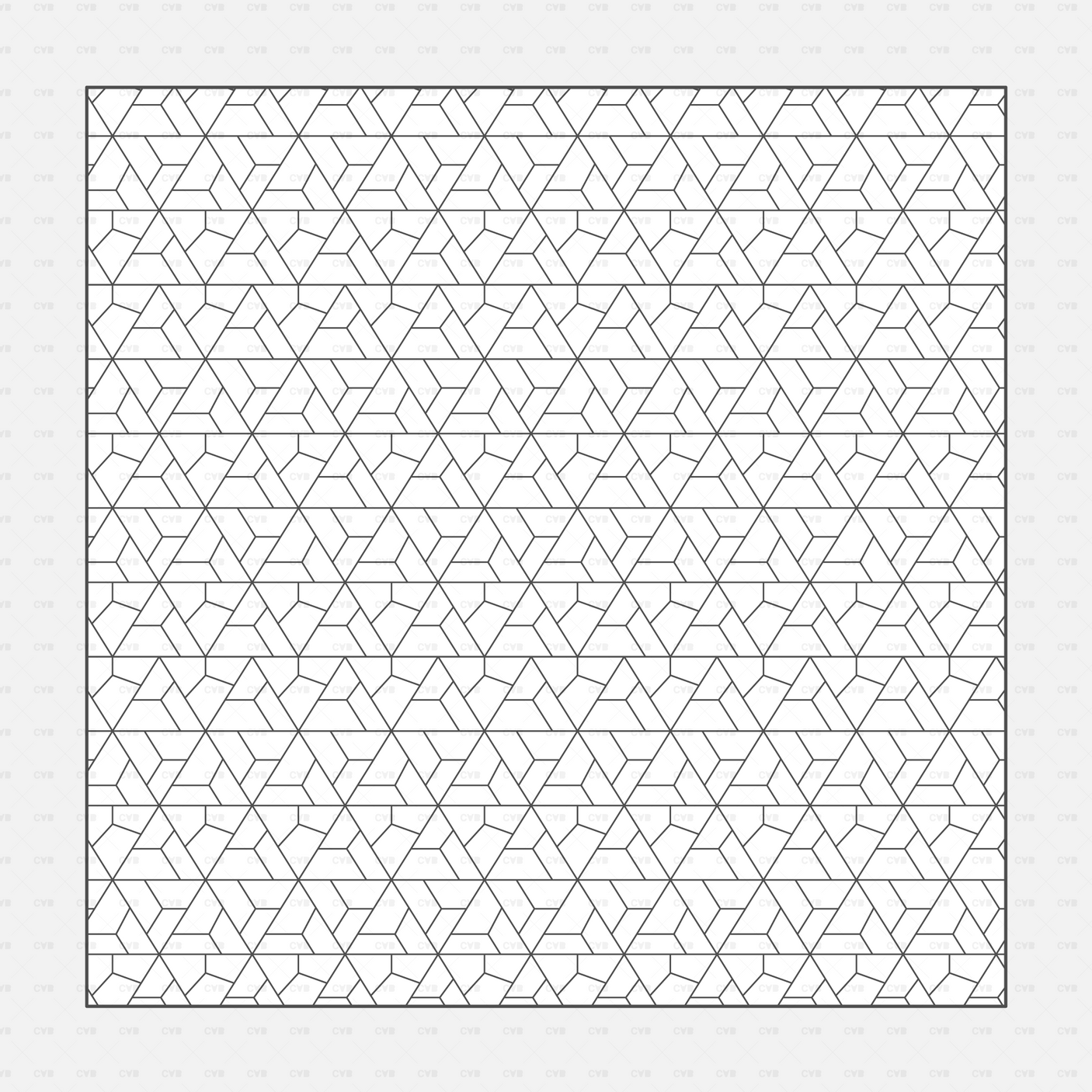 Vector Illustrator Pattern wallpaper CADasbuilt AI SVG – triangular grid tiling with staggered angular panels.