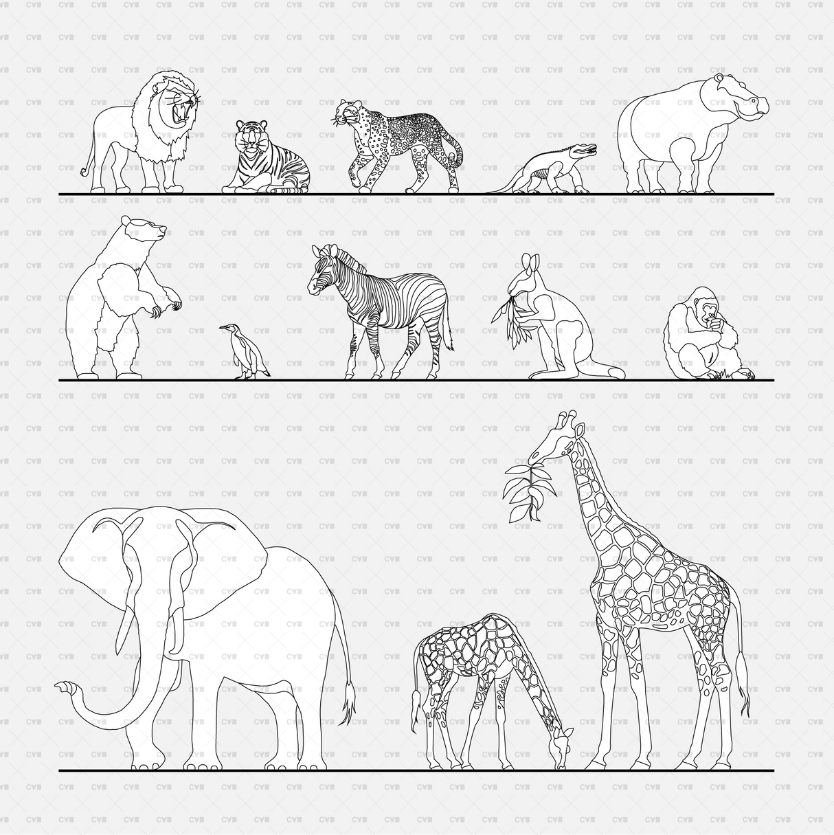 download cad animals