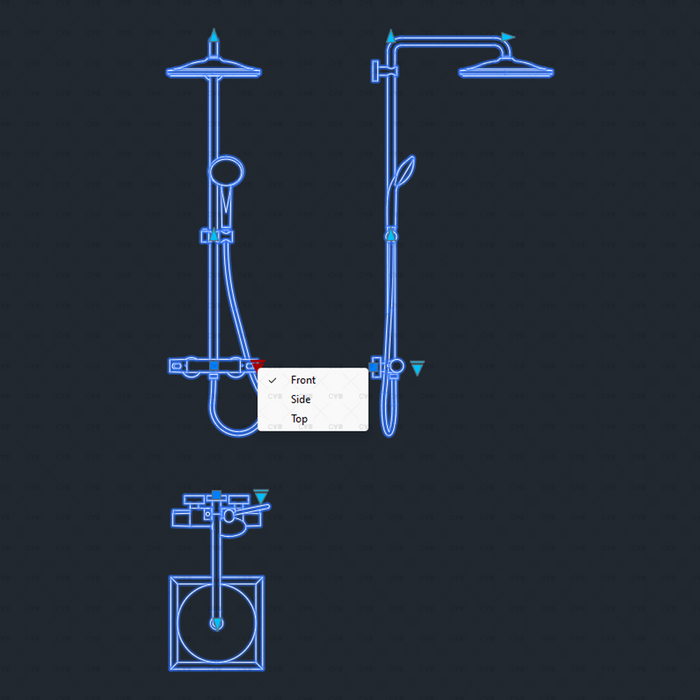 Download Dynamic CAD Blocks Bath Kits | CADasBuilt – cadasbuilt