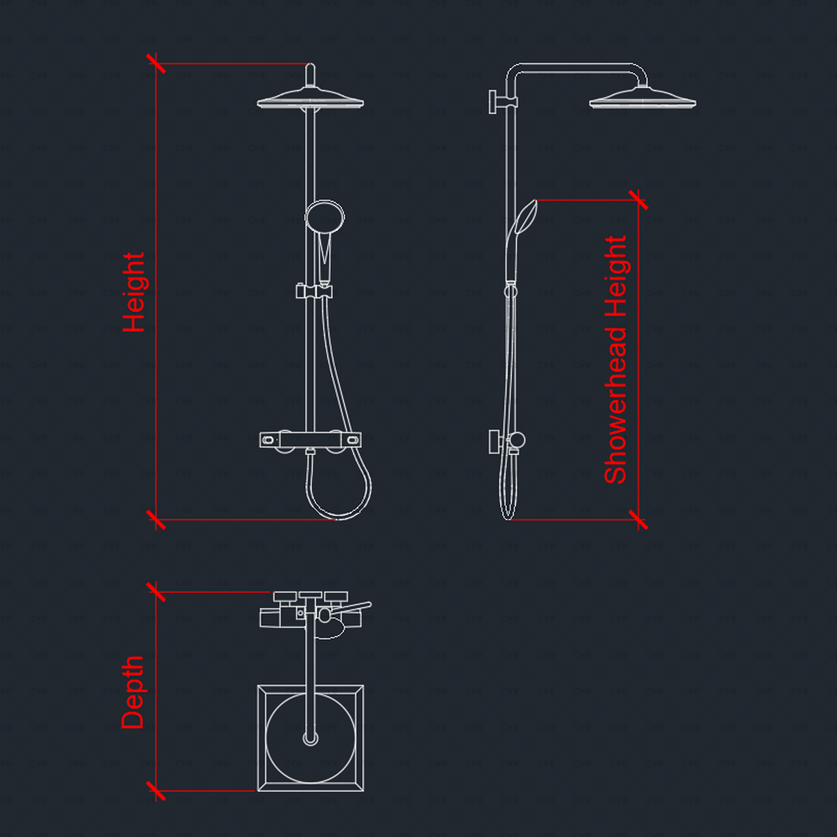 Download Dynamic CAD Blocks Bath Kits | CADasBuilt – cadasbuilt