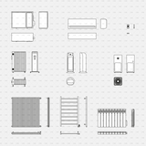 dynamic cad blocks and vector AC, Heating System, and Air Purifiers appliance electric fixture