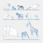 download zoo animals for autocad cad blocks 