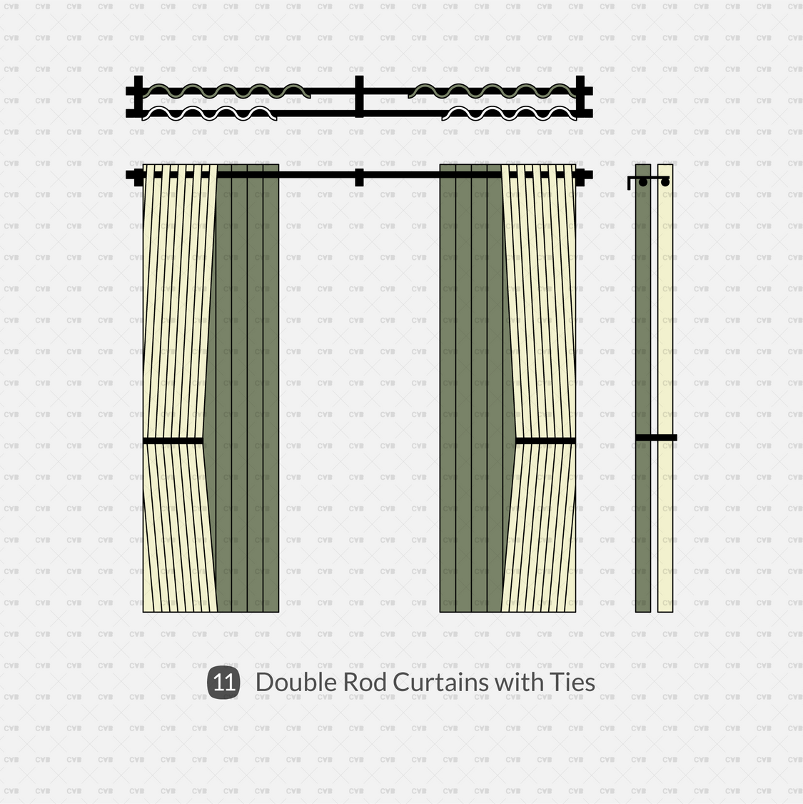 Drapery Pin Cad Download Blinds and Curtains | DYNAMIC CAD BLOCKS | CADasBuilt – cadasbuilt