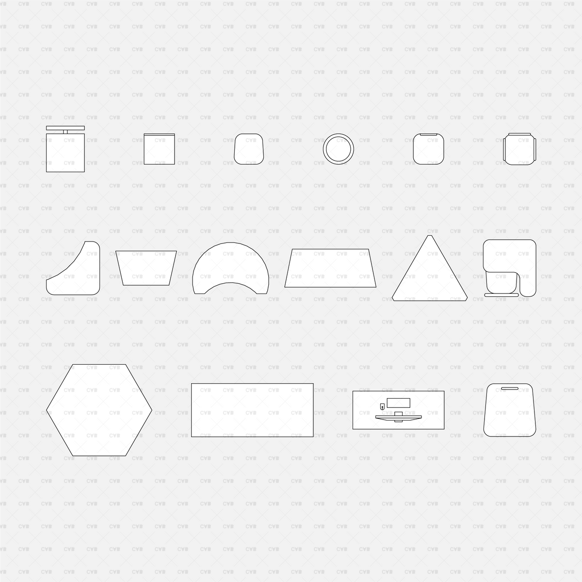 Download CAD Blocks and Vector Classroom Layouts | CADasBuilt – cadasbuilt