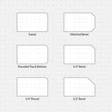 download cad blocks dynamic and vector countertop edges profiles cadasbuilt bevel eased round