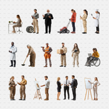 download high quality png cad blocks people diverse professions cadasbuilt