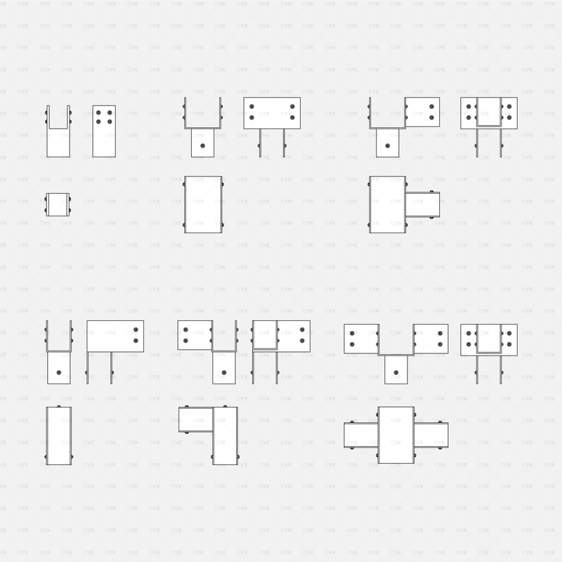 Download CAD Dynamic Wood Column Blocks | CADasBuilt – cadasbuilt