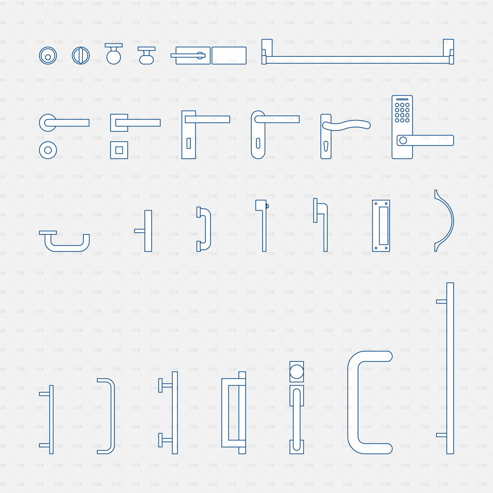 Door & Window CAD Blocks DWG for AutoCAD | CADasBuilt – cadasbuilt