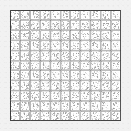 Vector Illustrator Pattern glass blocks CADasbuilt AI SVG — flowing stripe weave lines, seamless block motif