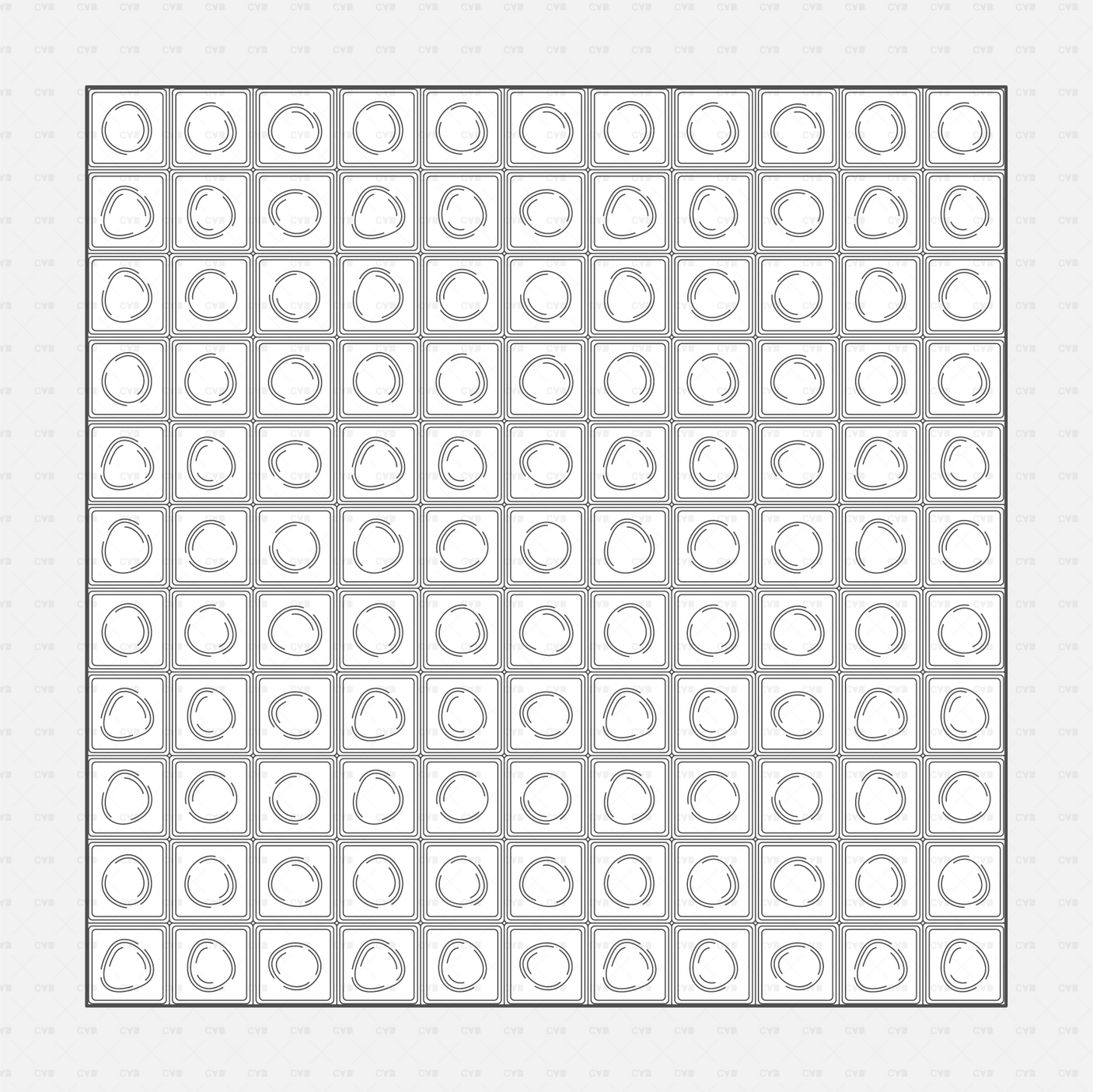 Vector Illustrator Pattern glass blocks CADasbuilt AI SVG – Alpha glass blocks