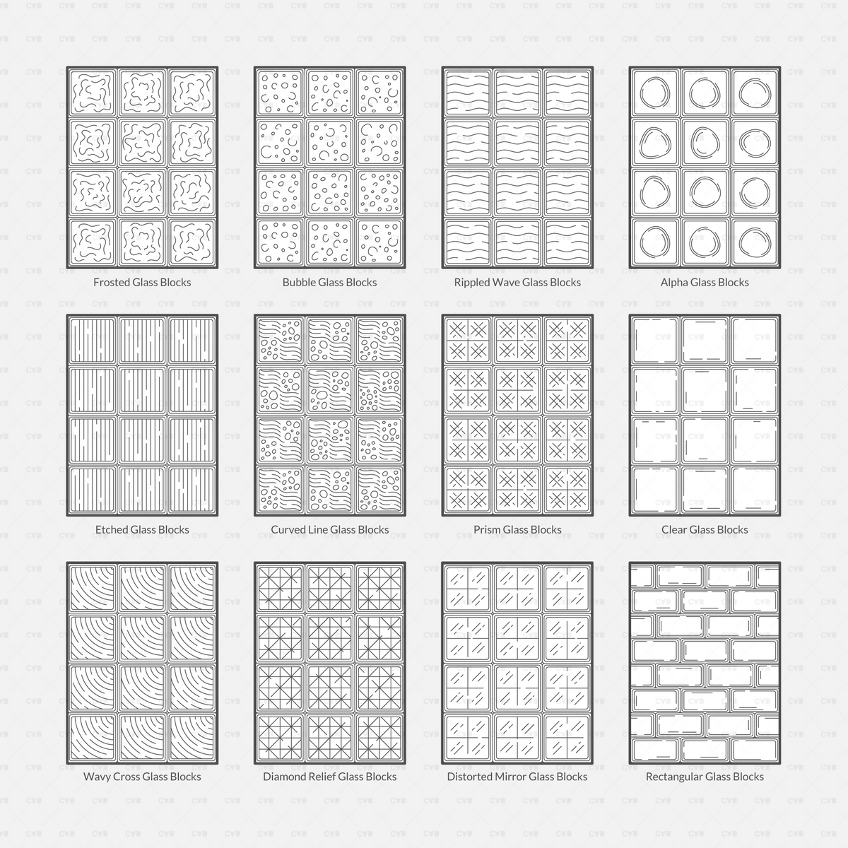 Download Architectural Vector Patterns - CADasBuilt – cadasbuilt