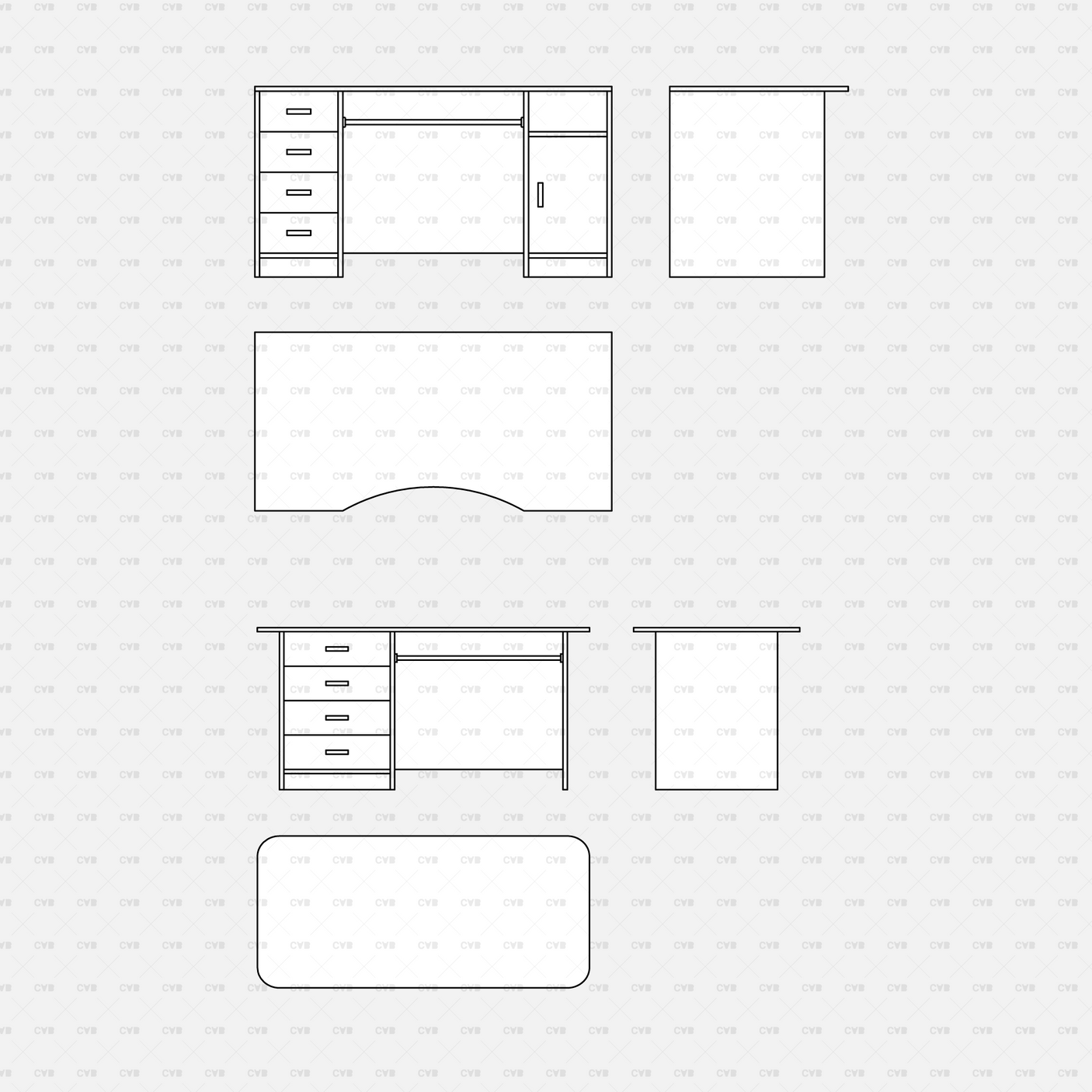 download dynamic cad blocks cadasbuilt individual desk