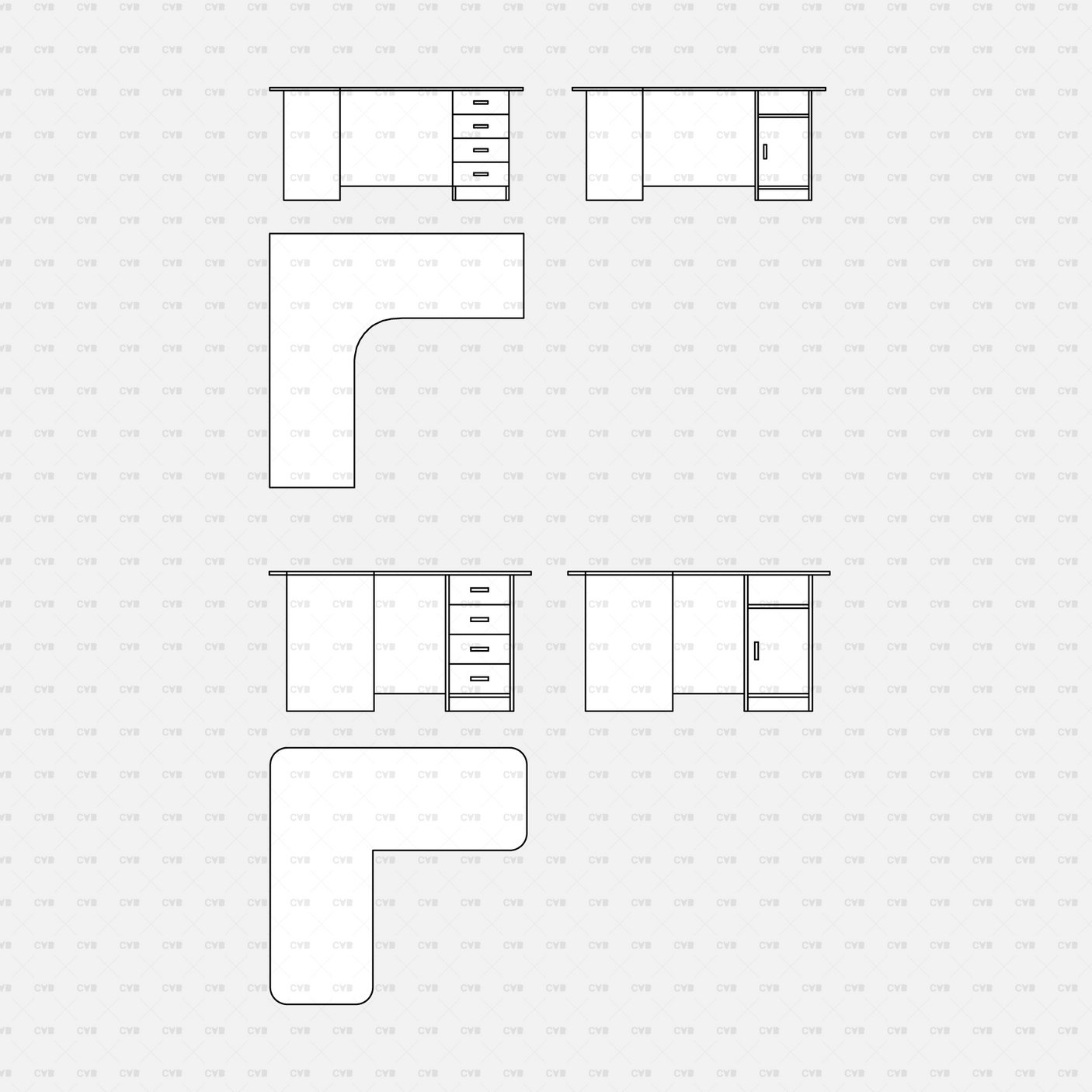 download dynamic cad blocks cadasbuilt individual rectangular desk