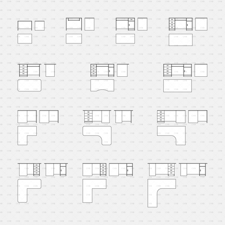 download dynamic cad blocks cadasbuilt individual desk