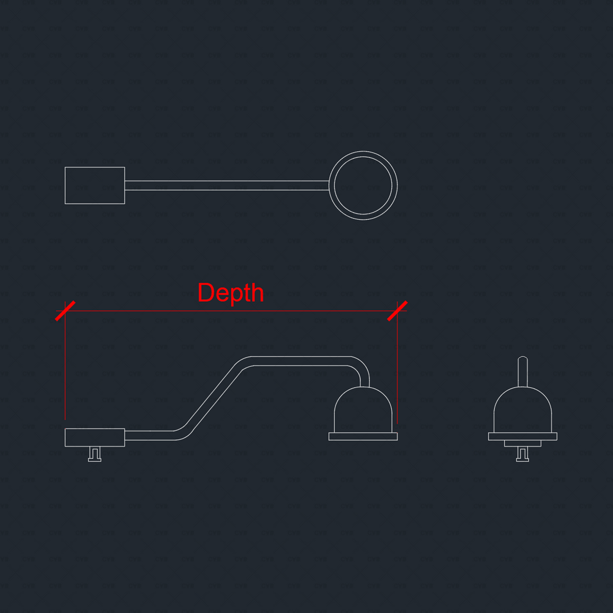 Download 4 Integrated Lighting Fixtures | DYNAMIC CAD BLOCKS ...