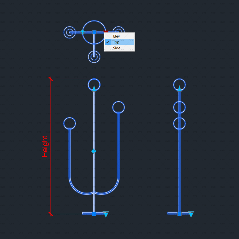 Download 148 Lighting Fixtures | DYNAMIC CAD BLOCKS | CADasBuilt ...