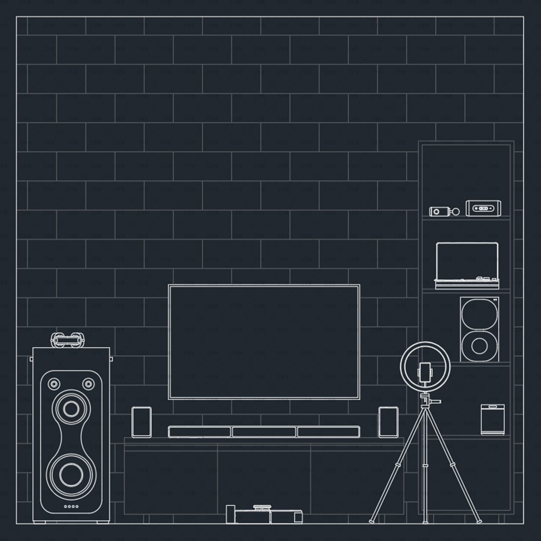 DYNAMIC CAD BLOCKS | 25 Living Space Appliances | CADasBuilt – cadasbuilt